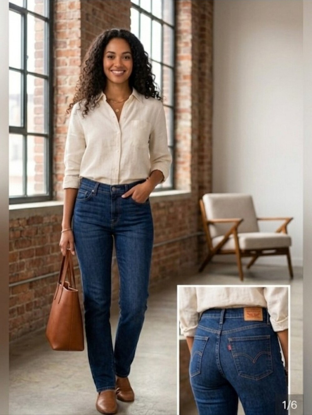 LEVI'S Mid Rise Skinny Jeans